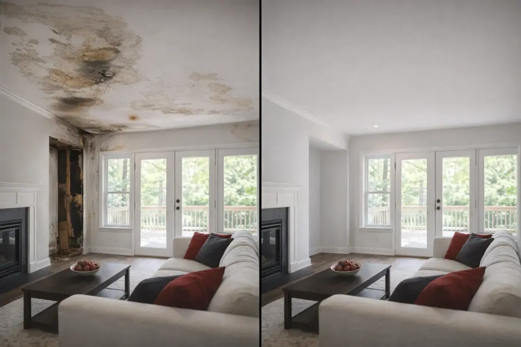Fire Damage Restoration Atlanta - Before & After 1