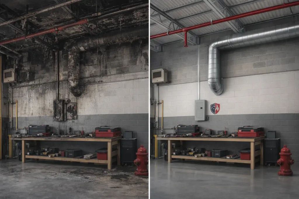 Fire Damage Restoration Atlanta - Before & After 4